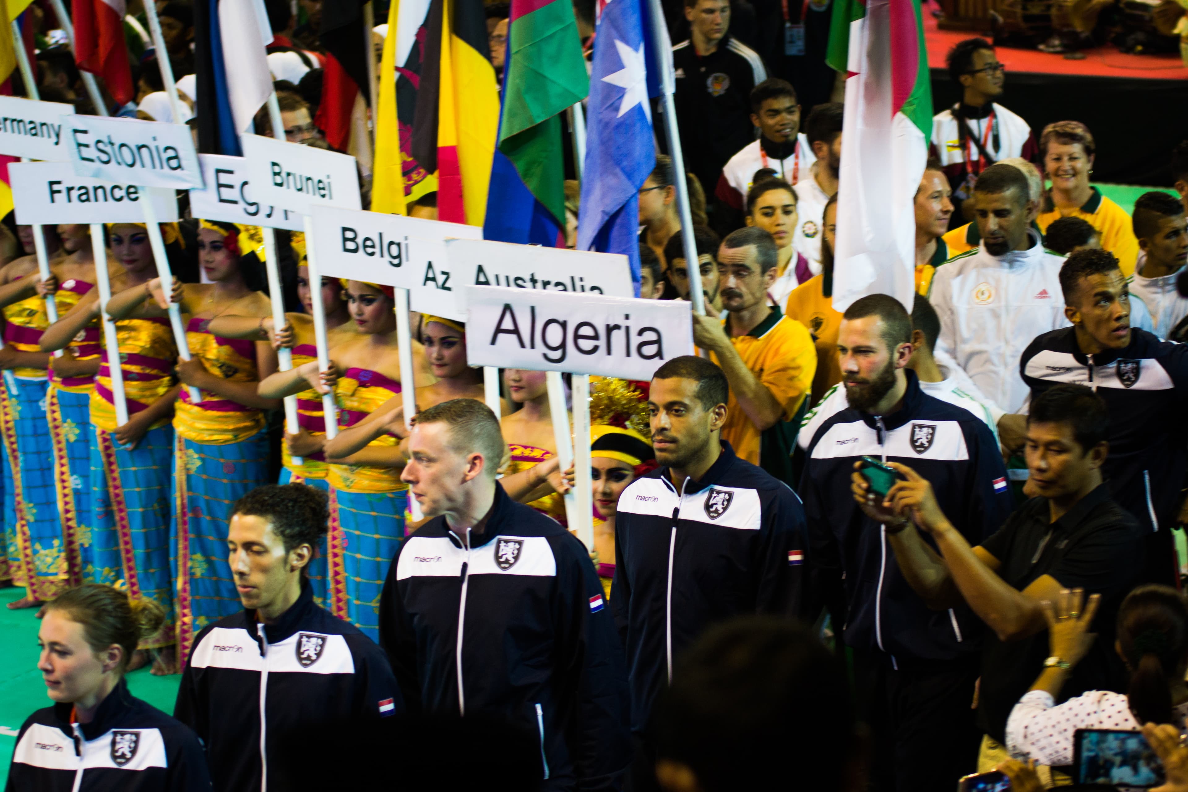 Wedstrijdsport Pencak Silat sparren Tanding